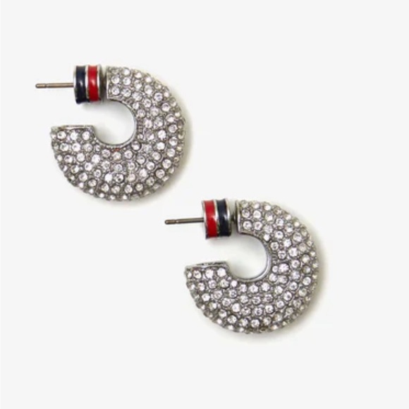 Clare V. Le Hoop - Clear & Rhodium - Picture 1 of 1